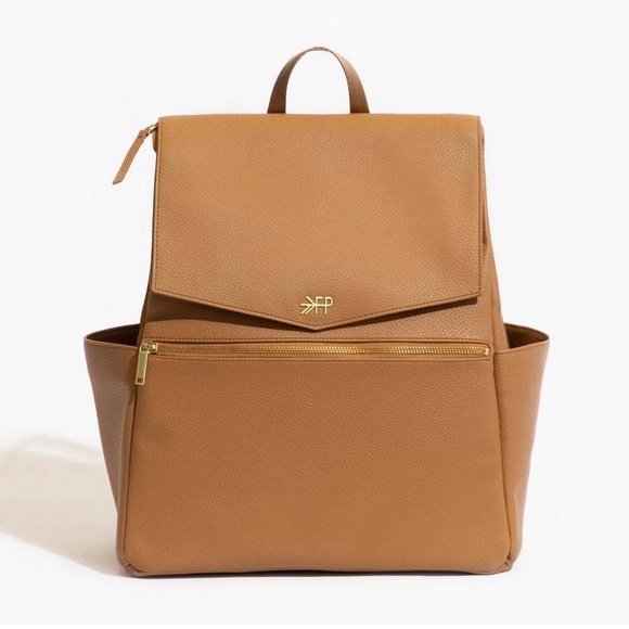 Freshly Picked Classic Multi Adjustable Diaper Bag Backpack Butterscotch Tan - Picture 2 of 8